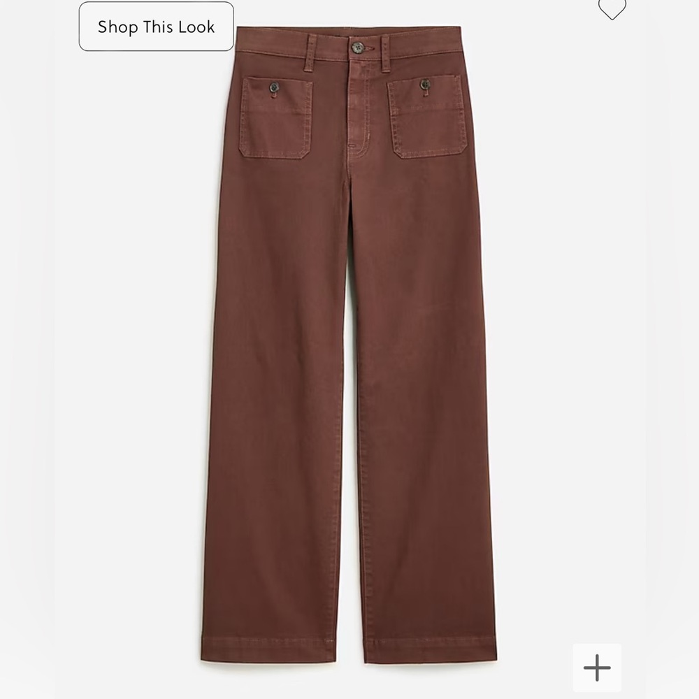 J. Crew Sailor Slim Wide-Leg Chino Pant (SOLD OUT)
